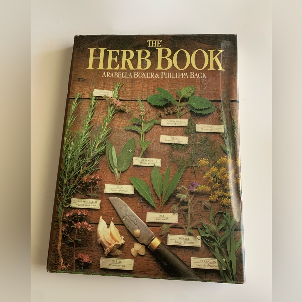 Vintage The Herb Book written by Arabella Boxer and Phillips Back circa 1980